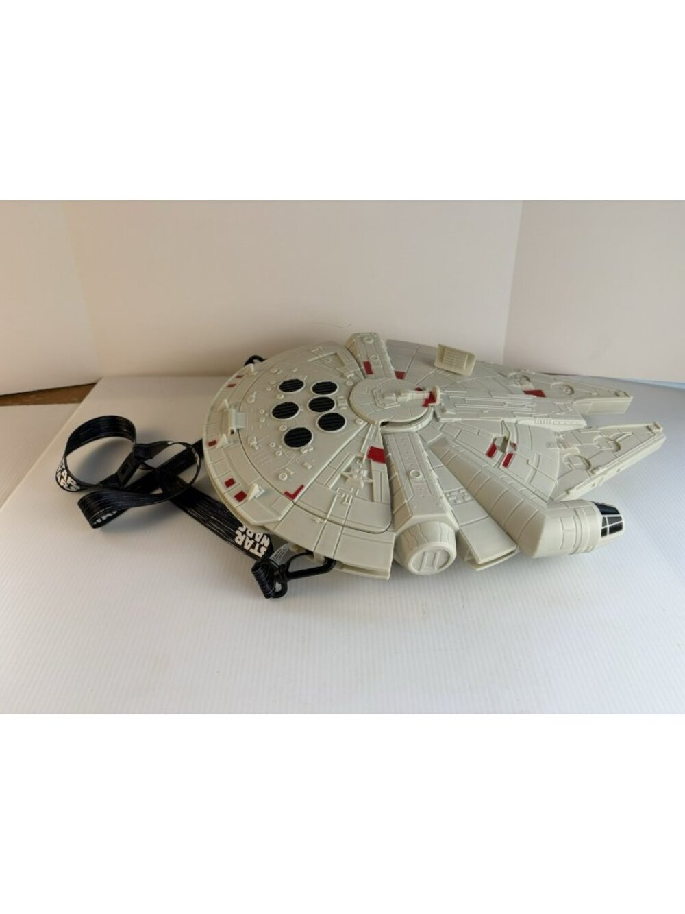 Disney Star Wars Galaxy's Edge Millenium Falcon Popcorn Bucket/Strap Works